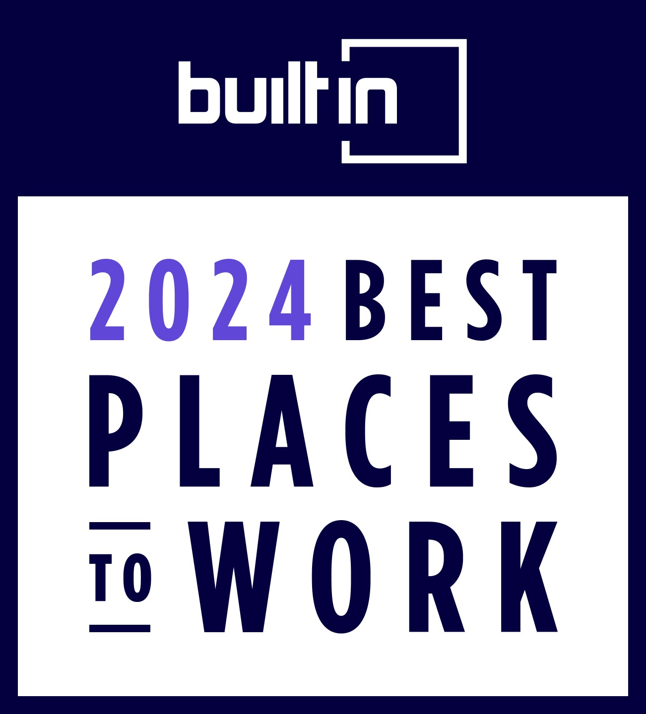 The Dallas Morning News Top 100 Places to Work 2024 award logo