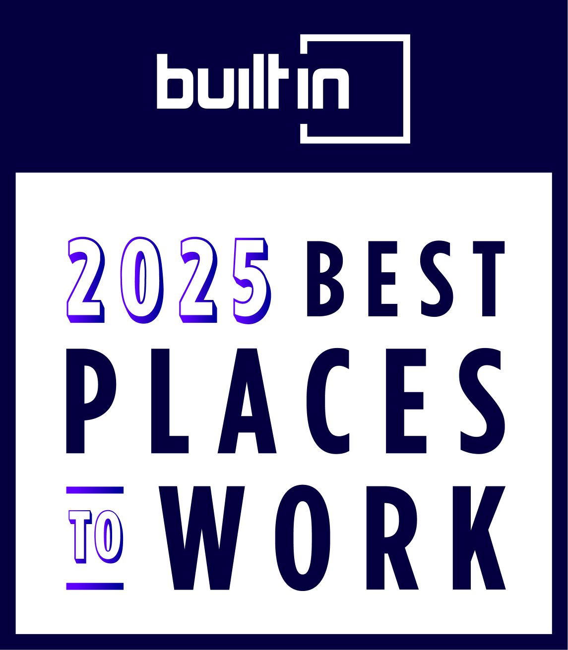 The Dallas Morning News Top 100 Places to Work 2025 award logo