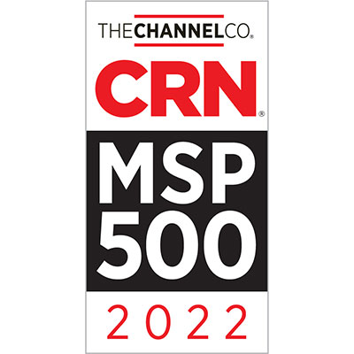 THECHANNELCO. CRN MSP 500 2022 logo - recognizing Critical Start