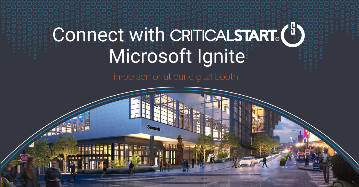 Request a Meeting Microsoft Ignite 2022 Critical Start