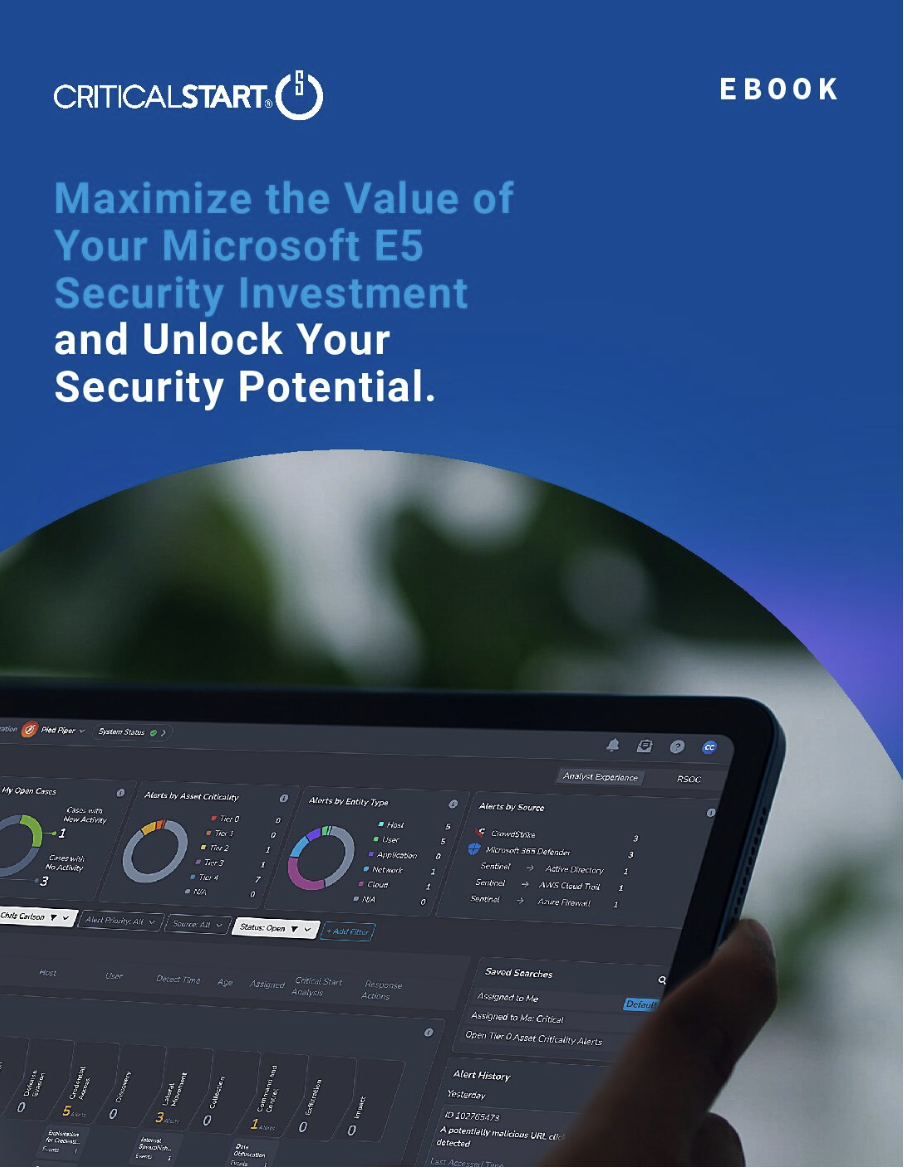 MSFT E5 Ebook - Critical Start